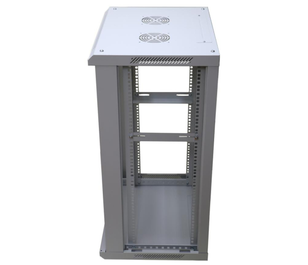 Extralink Szafa rack 18U 600x450mm szara wisząca EX.14374 - 489489 - zdjęcie 4